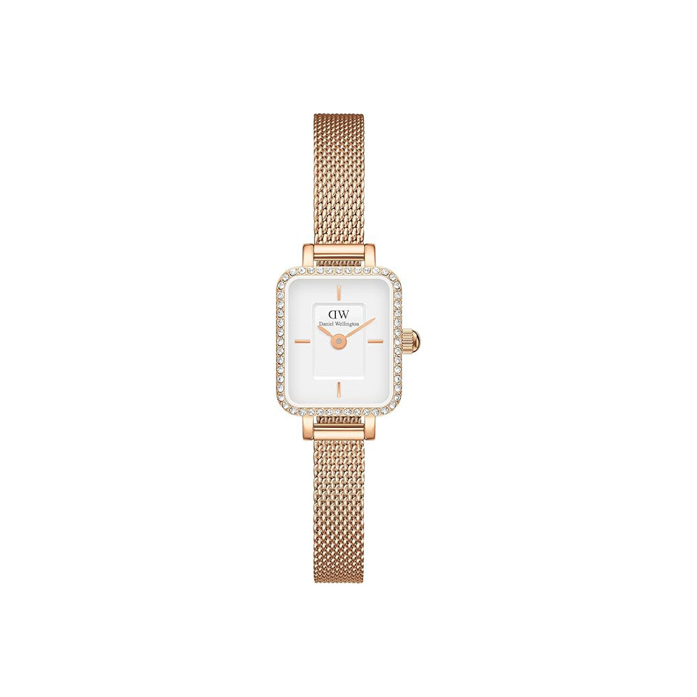 Daniel Wellington Quadro Mini Lumine Bezel Rose Gold