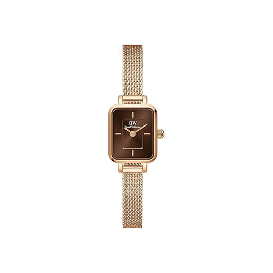 Daniel Wellington Quadro Mini Melrose Rose Gold Amber