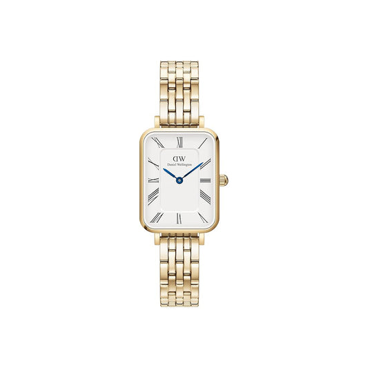 Daniel Wellington Quadro Roman Numerals 5-Link Gold