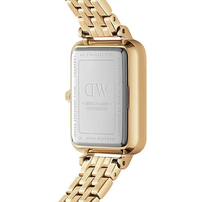Daniel Wellington Quadro Roman Numerals 5-Link Gold