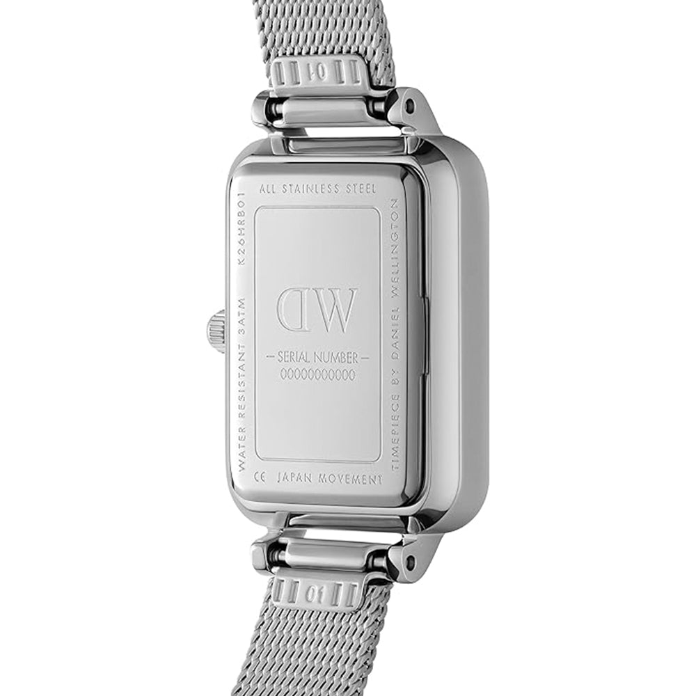 Daniel Wellington Quadro Roman Numerals Sterling