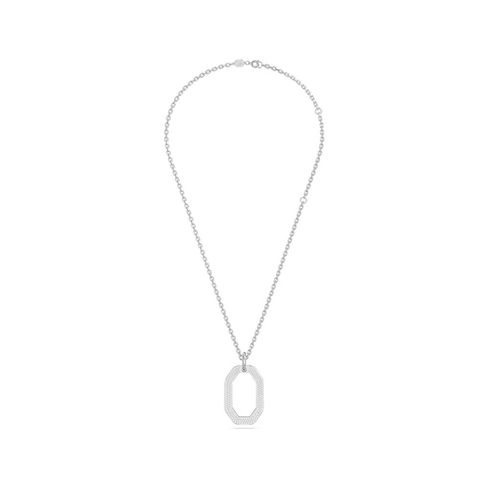 Dextera Anhänger von Swarovski - Mittel, Weiß, Rhodiniert