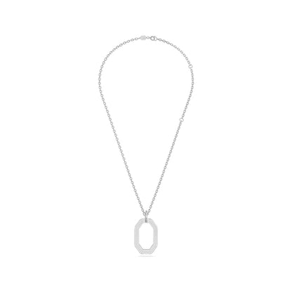 Dextera Anhänger von Swarovski - Mittel, Weiß, Rhodiniert