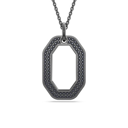 Dextera Anhänger von Swarovski - Schwarz, Rutheniert