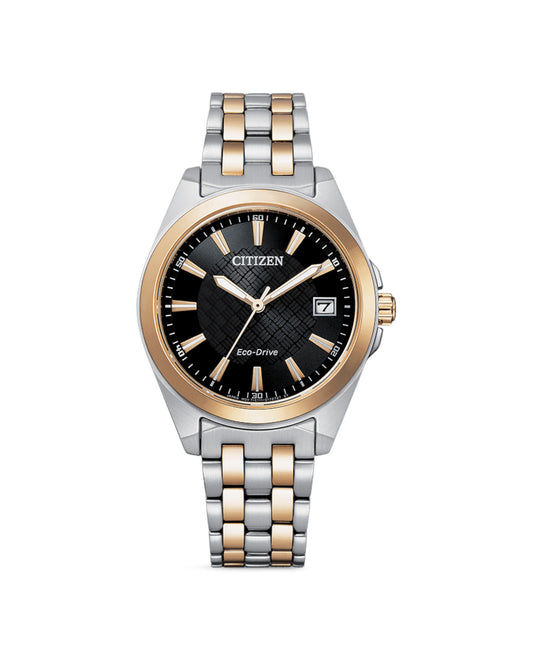 CITIZEN Damen Analog Quarz Uhr mit Edelstahl Armband EO1213-85E