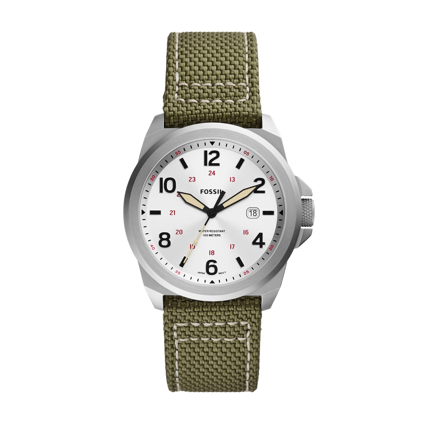 Fossil Herren Quarz 3 Zeiger Uhr mit Armband BRONSON FS5918