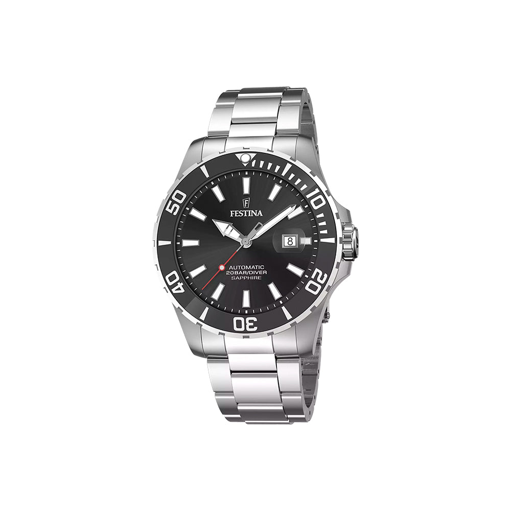 Festina Herren Uhr Automatik F20531/4 Edelstahl Armband
