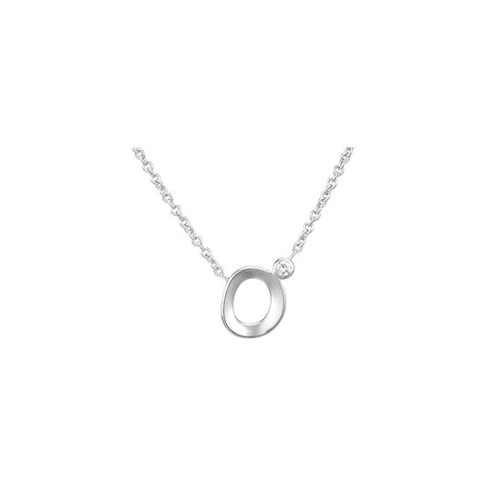 Fossil Damencollier 925 Sterlingsilber 42cm