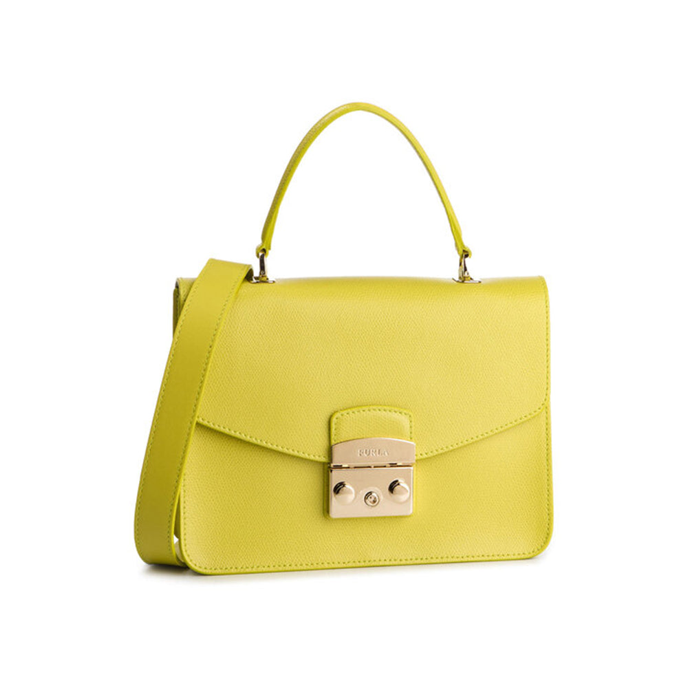 Furla Lederhandtasche Limette