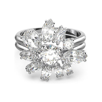 Gema Cocktairing von Swarovski - Weiß