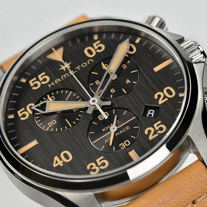 Hamilton Khaki Aviation Khaki Pilot Chrono Quartz