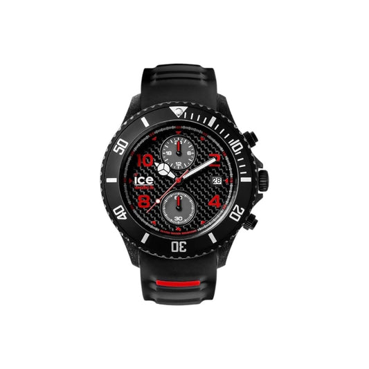 Ice-Watch Ice Carbon Chrono Black White Big