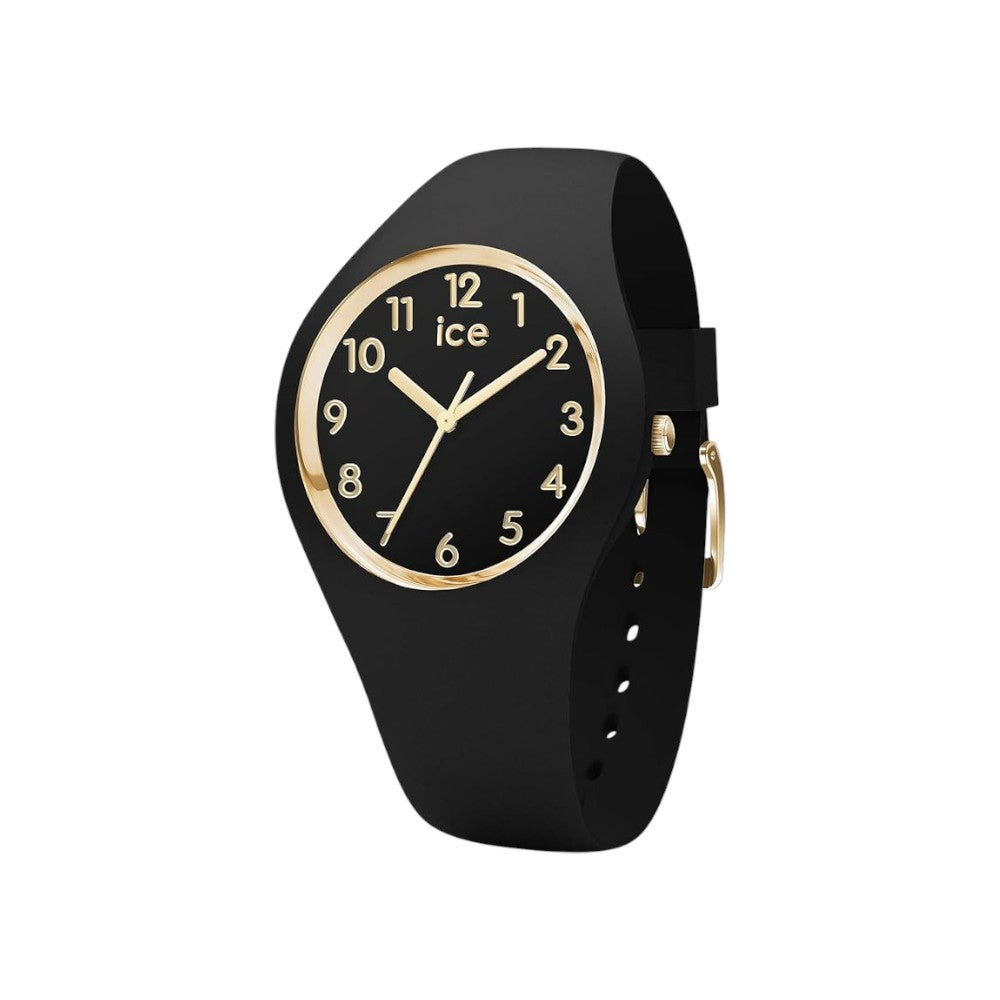 Ice-Watch Ice Glam Black Gold Numbers (S)
