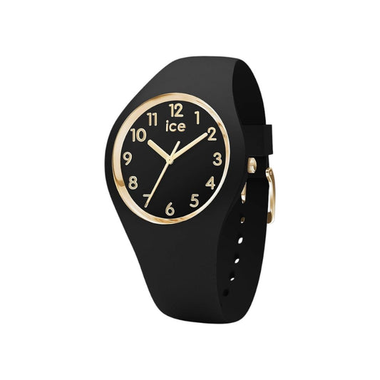 Ice-Watch Ice Glam Black Gold Numbers (S)