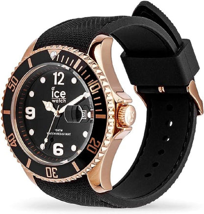 Ice-Watch - ICE steel Black Rose-Gold (Extra large)