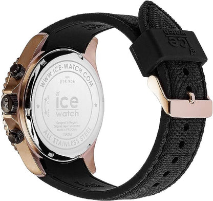 Ice-Watch - ICE steel Black Rose-Gold Chrono (Large)