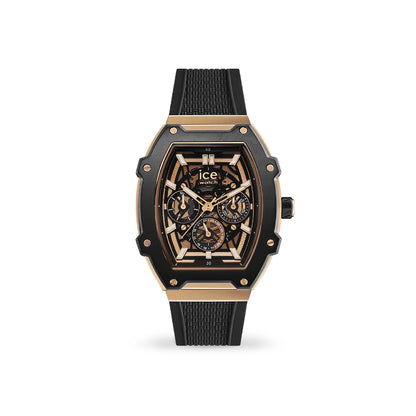 Ice-Watch Ice Boliday Black Rose Gold Skel (M)