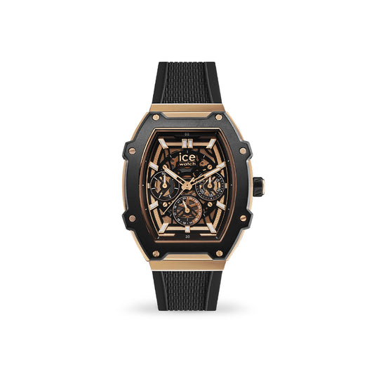 Ice-Watch Ice Boliday Black Rose Gold Skel (M)