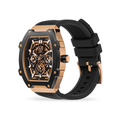 Ice-Watch Ice Boliday Black Rose Gold Skel (M)