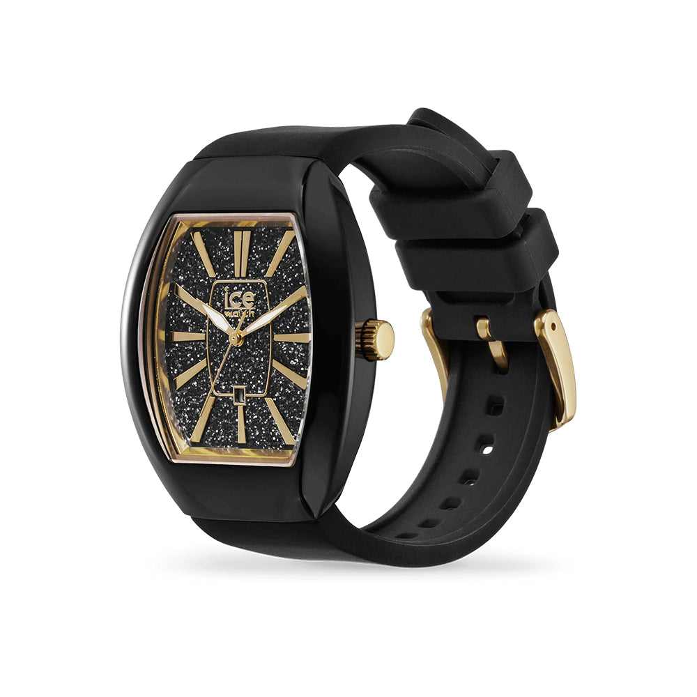 Ice-Watch Ice Boliday Dome Black Glitter Gold (S)