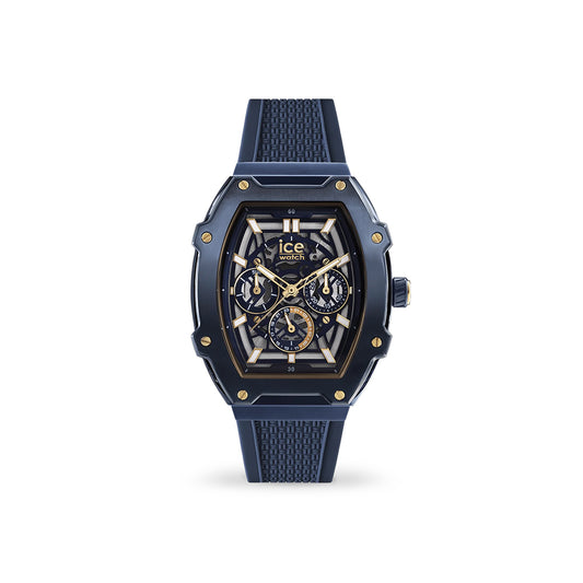 Ice-Watch Ice Boliday Gold Blue Skel (M)