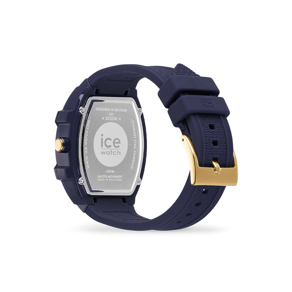 Ice-Watch Ice Boliday Plastic Gold Blue (M)