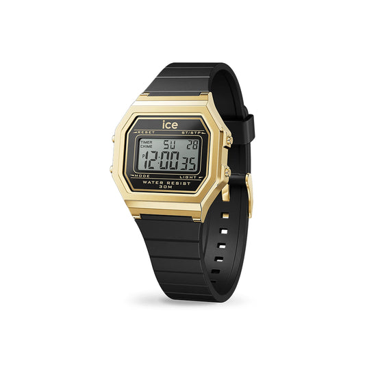 Ice-Watch Ice Digit Retro Black Gold (S)