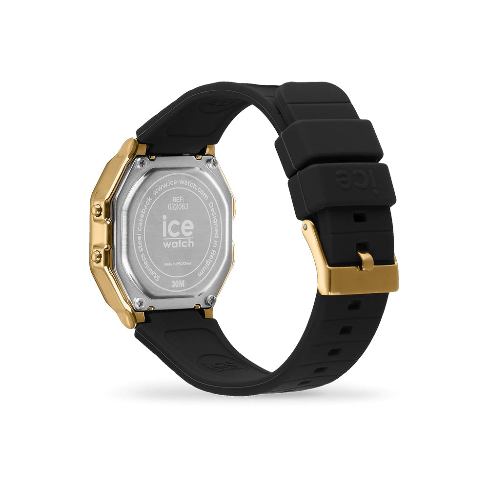 Ice-Watch Ice Digit Retro Black Gold (S)