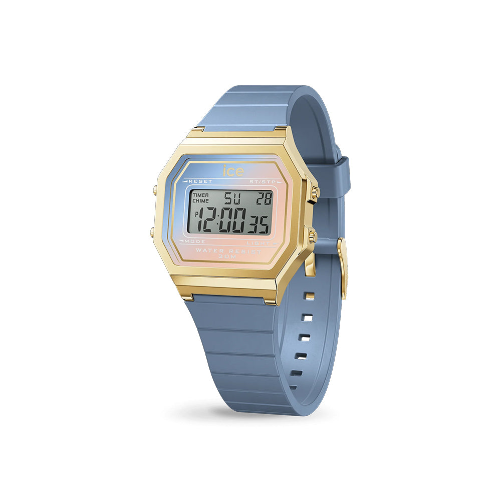 Ice-Watch Ice Digit Retro Blue Majestic (S)