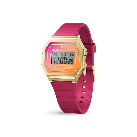 Ice-Watch Ice Digit Retro Fuschia Sunkissed (S)