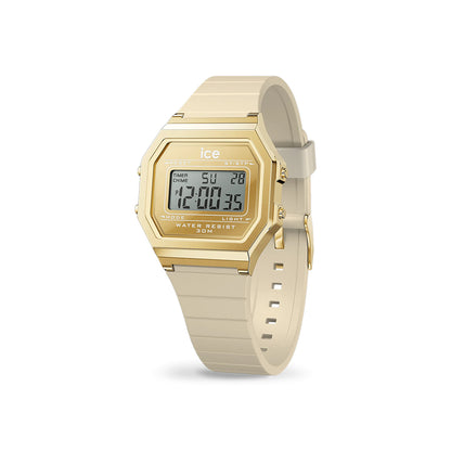 Ice-Watch Ice Digit Retro Metal Gold Mirror Almond Skin (S)