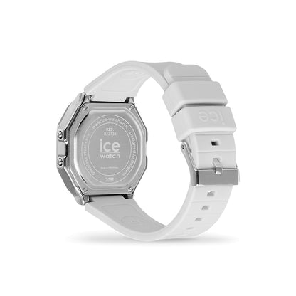 Ice-Watch Ice Digit Retro Metal Silver Mirror White (S)