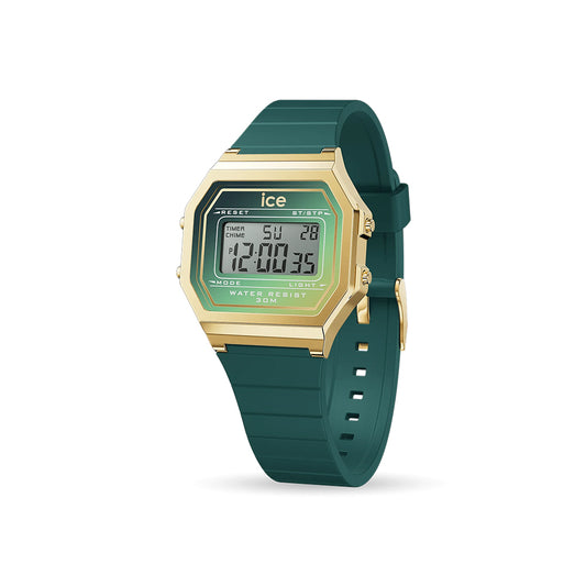 Ice-Watch Ice Digit Retro Verdigris Glow (S)