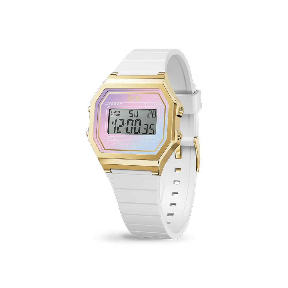 Ice-Watch Ice Digit Retro White Delight (S)