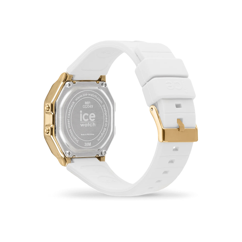 Ice-Watch Ice Digit Retro White Gold (S)