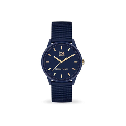 Ice-Watch Ice Solar Power Navy Gold Mesh