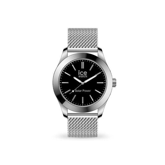 Ice-Watch Ice Steel Silver Black (M)