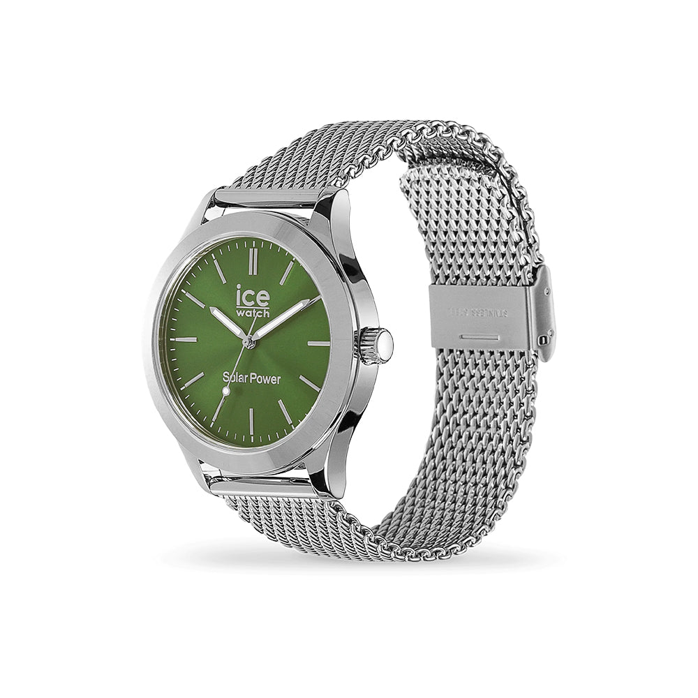 Ice-Watch Ice Steel Silver Green (M)