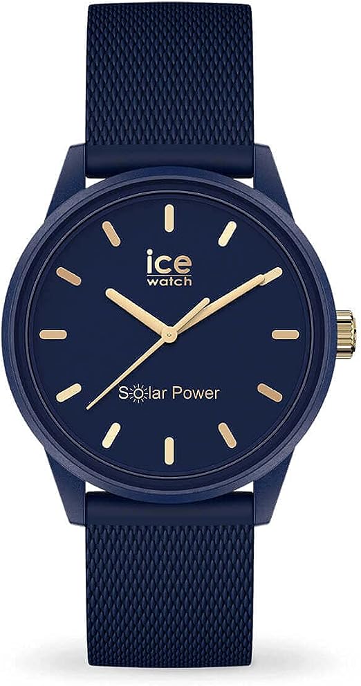 Ice-Watch - Ice solar Power Navy Gold Mesh (Medium)