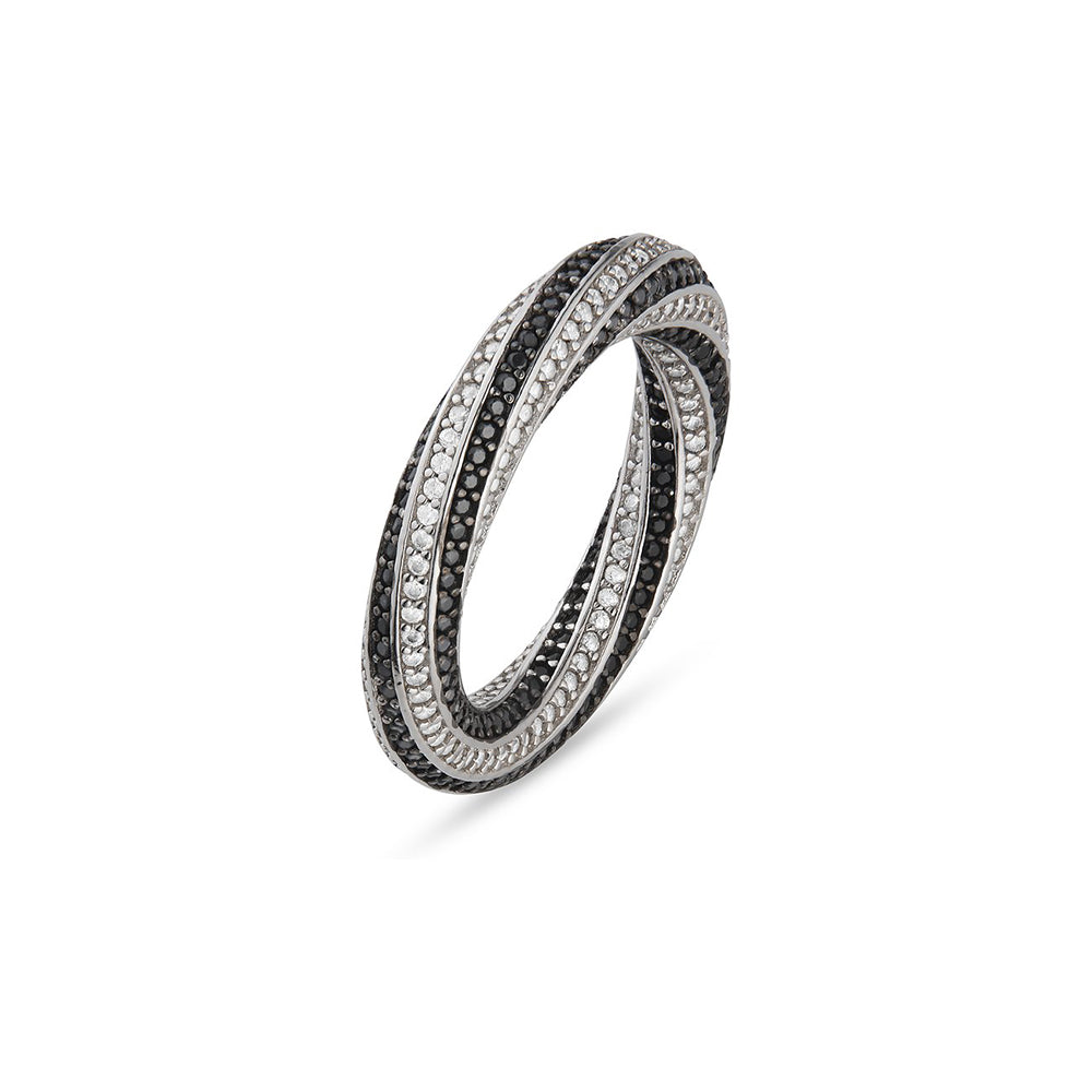 JETTE Damenring TWISTED (Größe: 57)