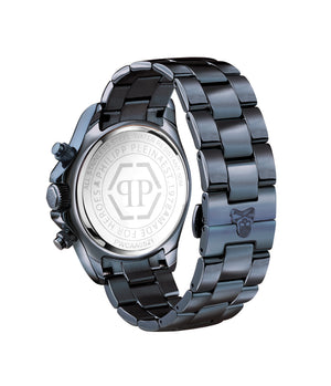 Philipp Plein Herren Uhr Chronogaph NOBILE Wonder blau PWCAA0521