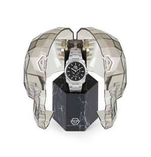 Philipp Plein Herren Uhr Quarz THE $KULL KING PWLAA0622