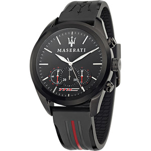 MASERATI Herren Armbanduhr Chronograph Quarz Leder R8871612004