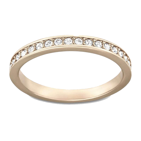 Rare Ring von Swarovski - Weiß, Roségold-Legierungsschicht (Ringgröße: 60)