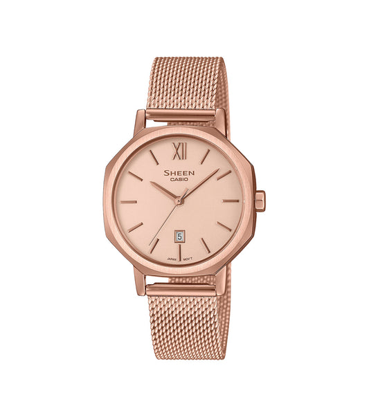 Casio Sheen Damen Uhr SHE-4554PGM-4AUEF