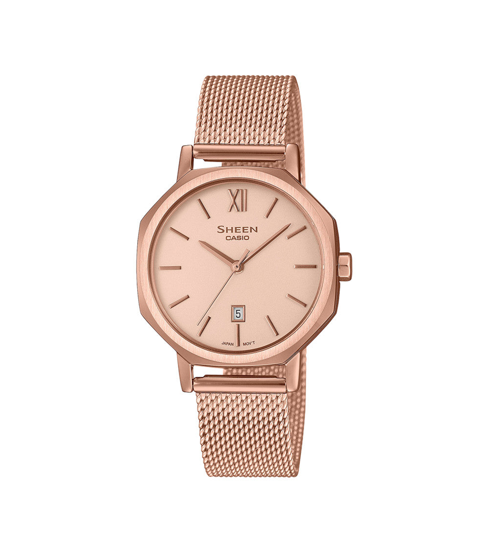 Casio Sheen Damen Uhr SHE-4554PGM-4AUEF