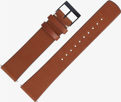 Skagen Uhrenarmband 20mm Leder Braun Glatt SKW6216