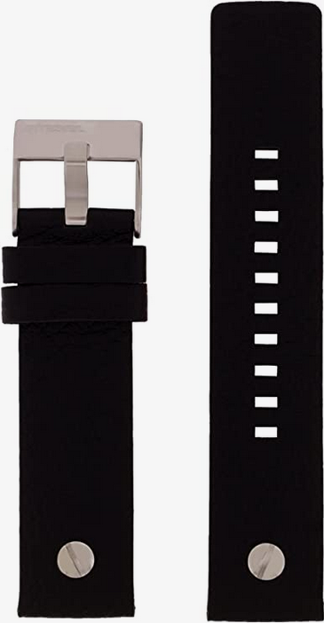 Diesel Uhrenarmband 22mm Leder Schwarz Uhrband DZ7307