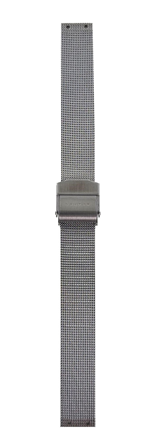 Skagen Uhrenarmband 14mm Edelstahl Silber Milanaise - 358SSSD