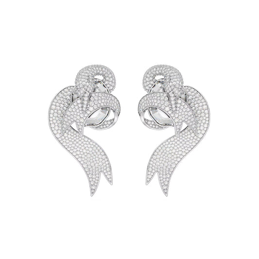 Swarovski Fashion Swan Ohrclips